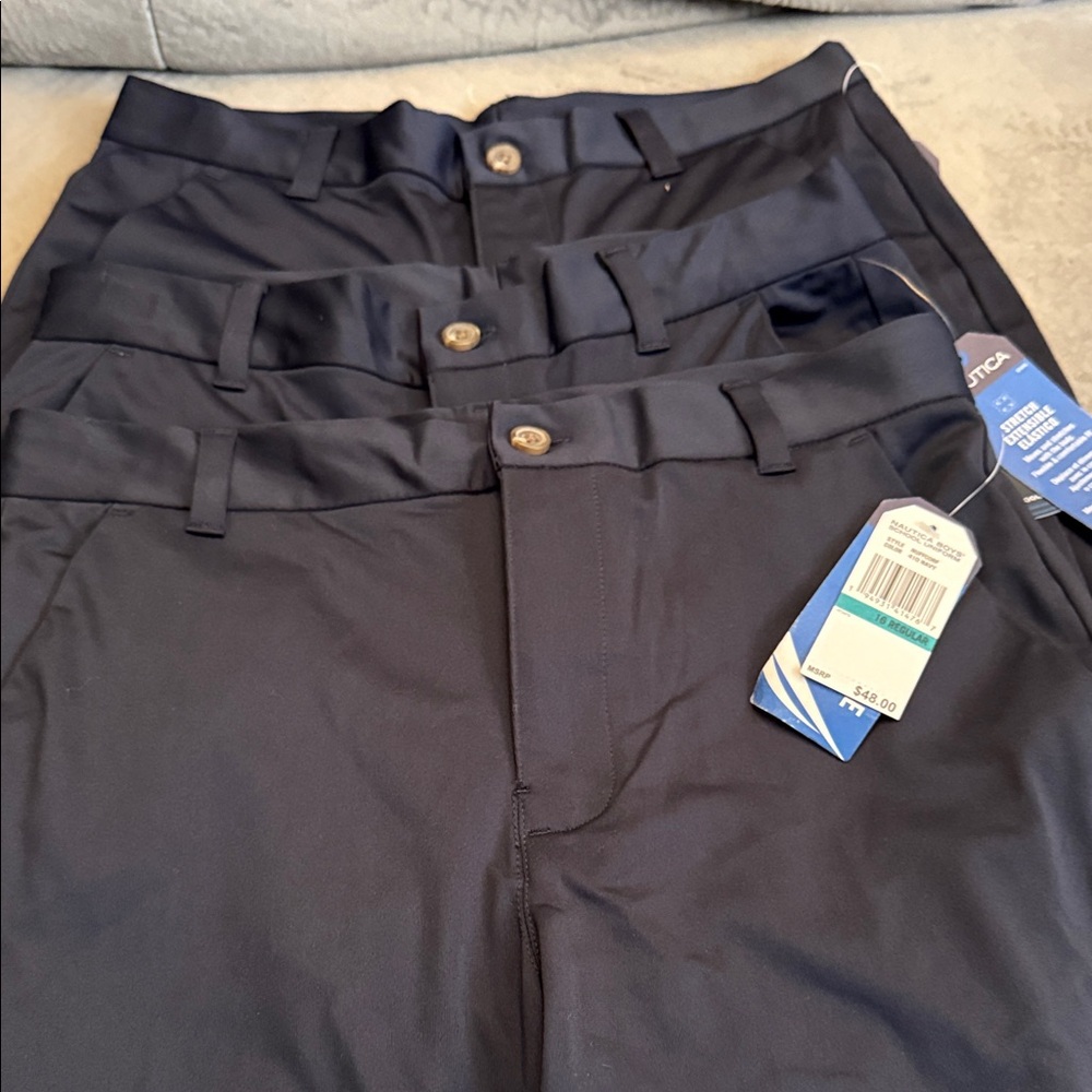 Brand new navy blue boy uniform pants